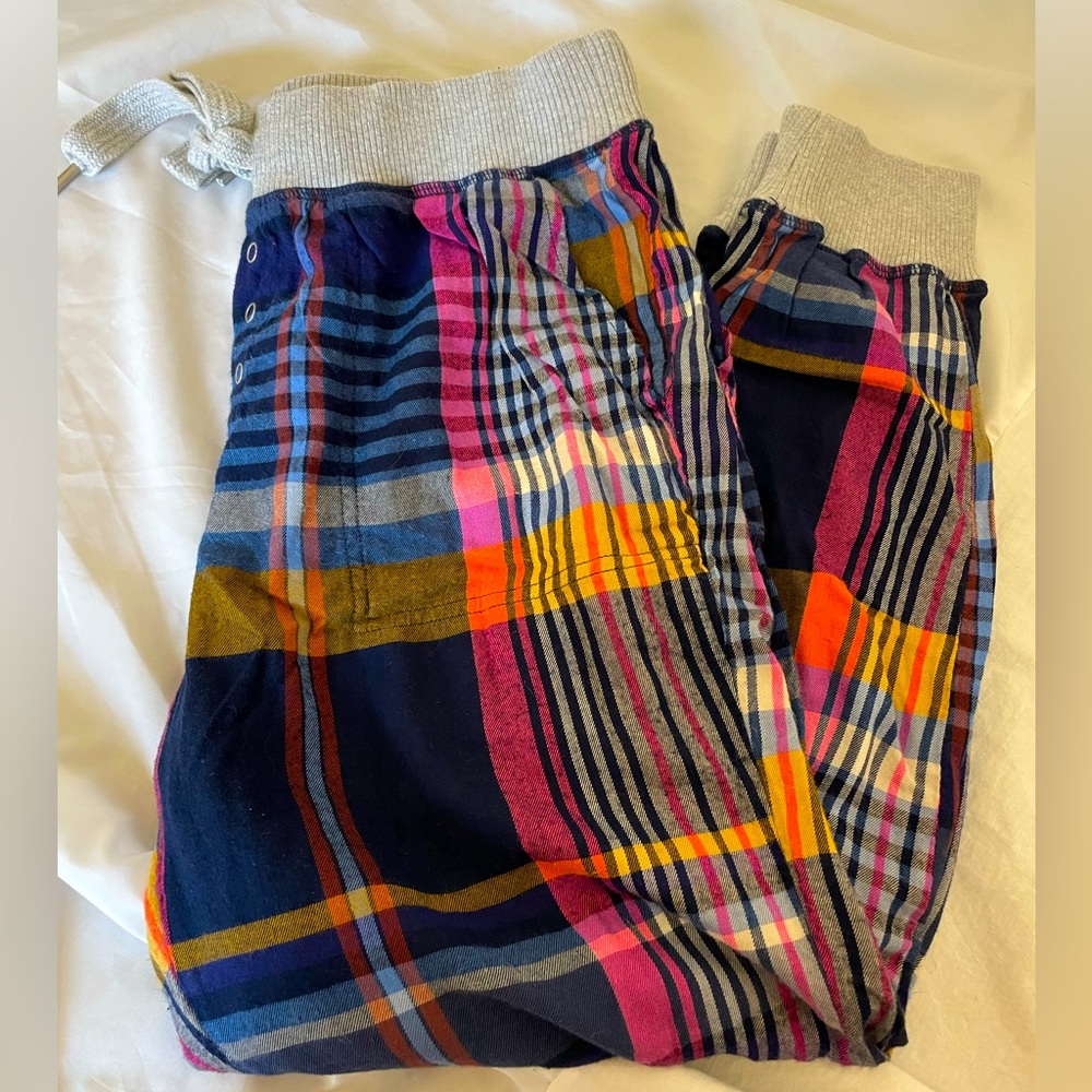 Plaid Pajama joggers